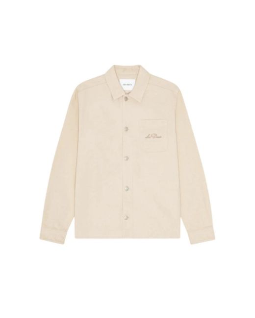 Les Deux Overshirt in het Natural voor heren