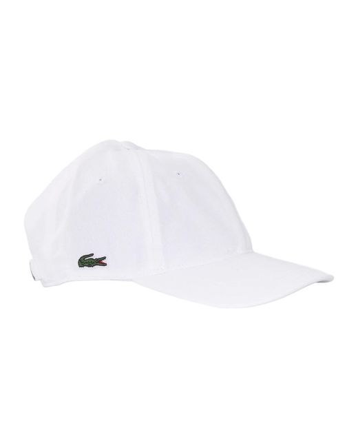 Caps di Lacoste in White