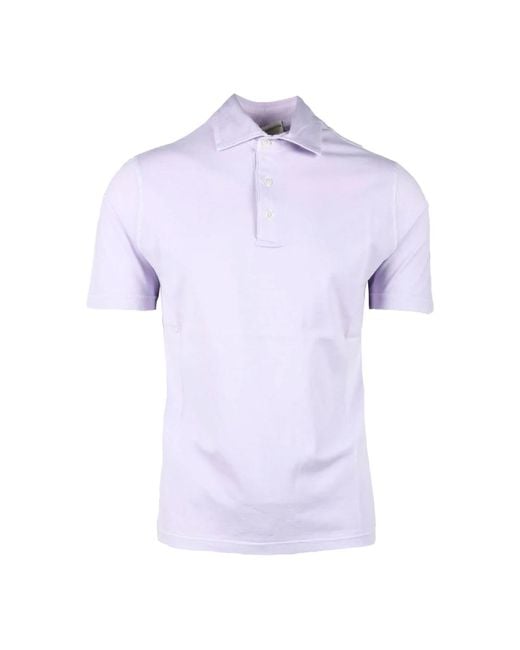 Polo di FILIPPO DE LAURENTIIS in Purple da Uomo