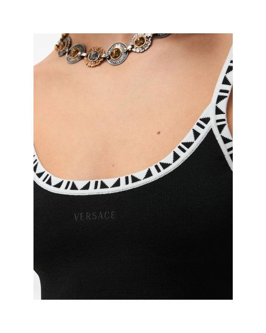 Versace Top in het Black