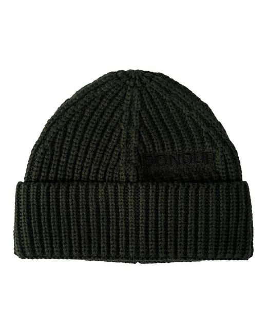 Dondup Black Beanies for men