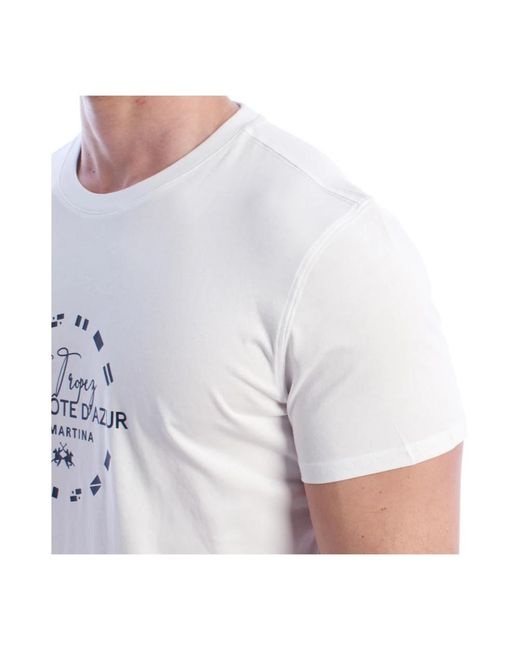 La Martina White T-Shirts for men