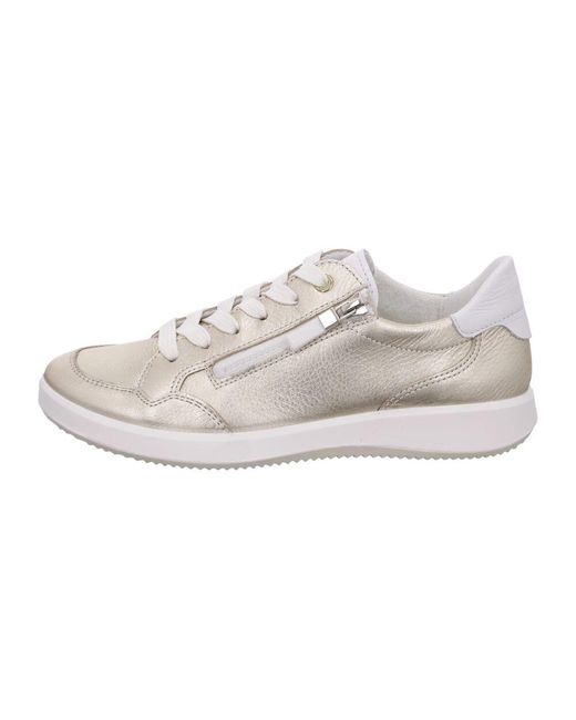 Ara White Roma Schnürschuhe