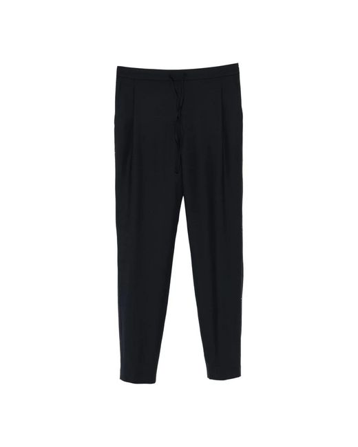 Fabiana Filippi Black Straight Trousers
