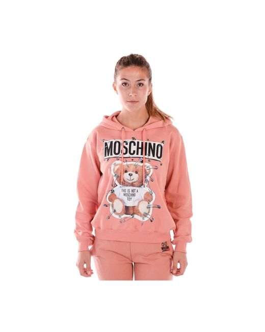 Moschino Pink Hoodies