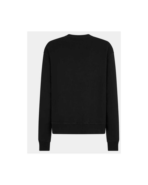 DSquared² Black Icon darling sweatshirt rundhalsausschnitt lockere passform