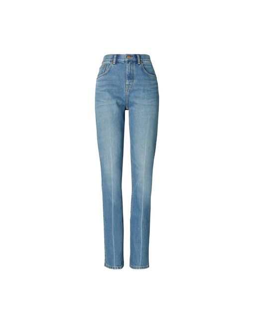 Tory Burch Blue Slim-Fit Jeans