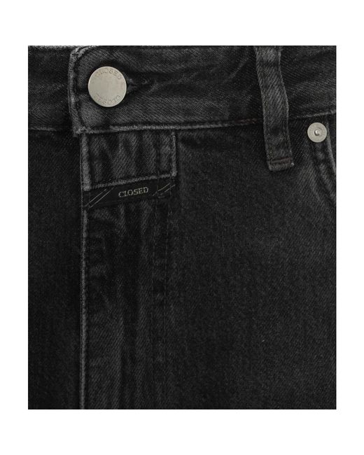 Closed Italienische gewaschene jeans mit gürtelschlaufen in Black für Herren