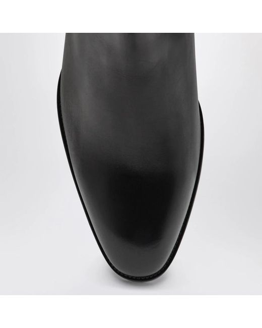 Saint Laurent Black Chelsea Boots for men