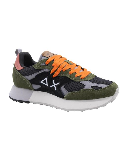 Sun 68 Black Sneakers for men