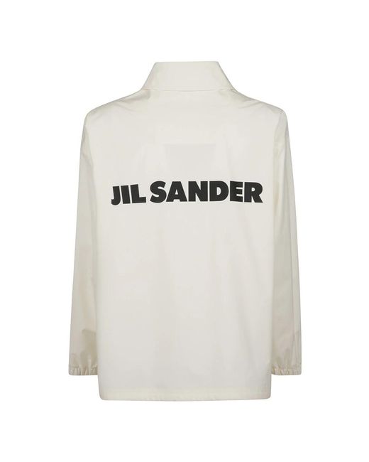Jil Sander Light Jackets in het White