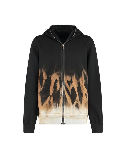 Rick Owens Hoodies & Sweatvesten ,Zwart ,Katoen Zip-Throughs in het Black voor heren