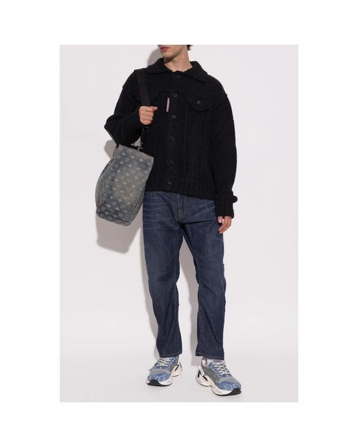 DSquared² Blue Cardigans for men