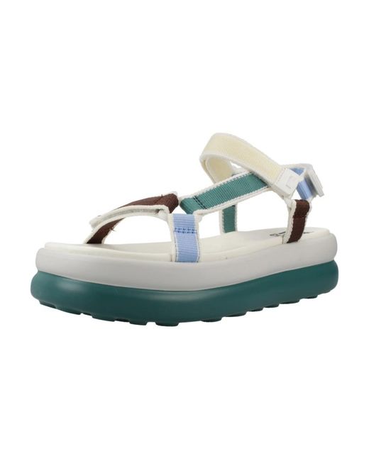 Camper Blue Flat Sandals
