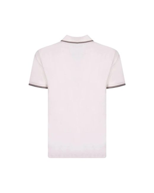Emporio Armani Pink Polo Shirts for men