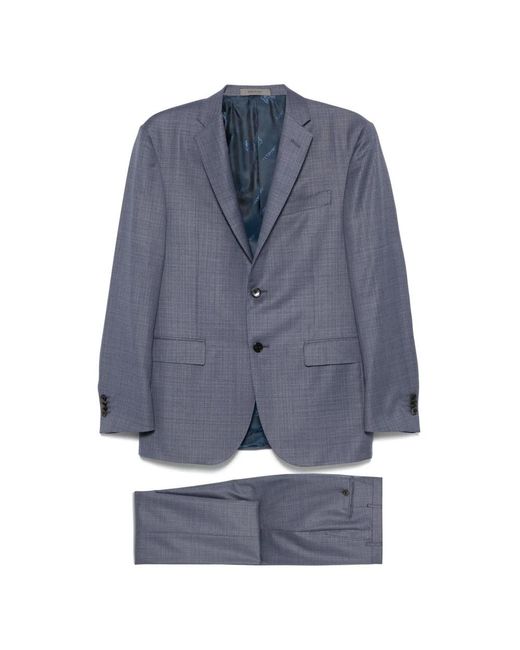Corneliani Kostuums ,Blauw ,Wol Luxe Wollen Pak in het Blue voor heren
