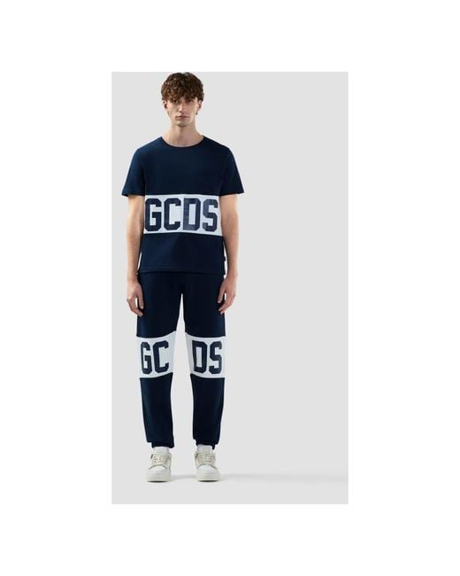 Sweatpants Gcds de hombre de color Blue