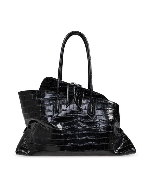 The Attico Black Shoulder Bags