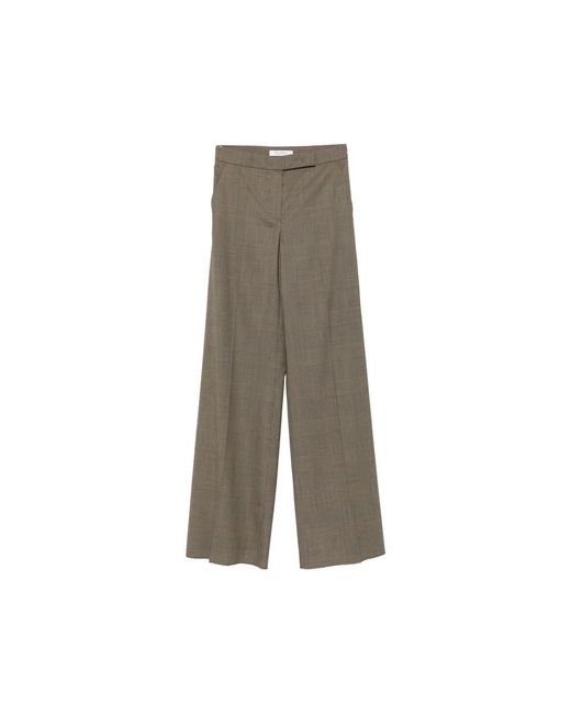 Max Mara Gray Wide Trousers