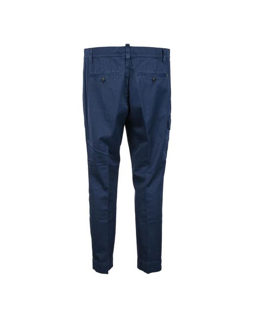 Slim-Fit Trousers Dondup de hombre de color Blue