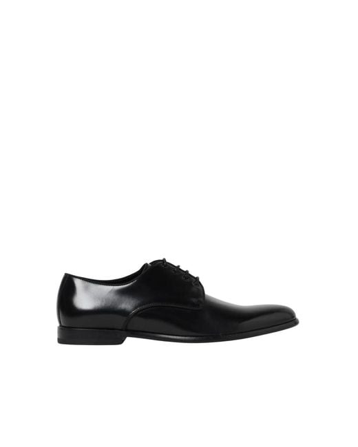 Laced Shoes di Dolce & Gabbana in Black da Uomo