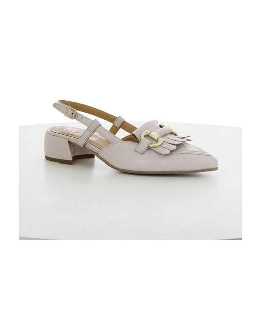 Mjus Pumps in het White