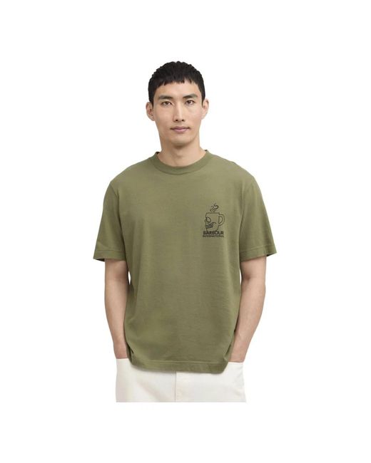 Barbour T-Hemden in het Green voor heren