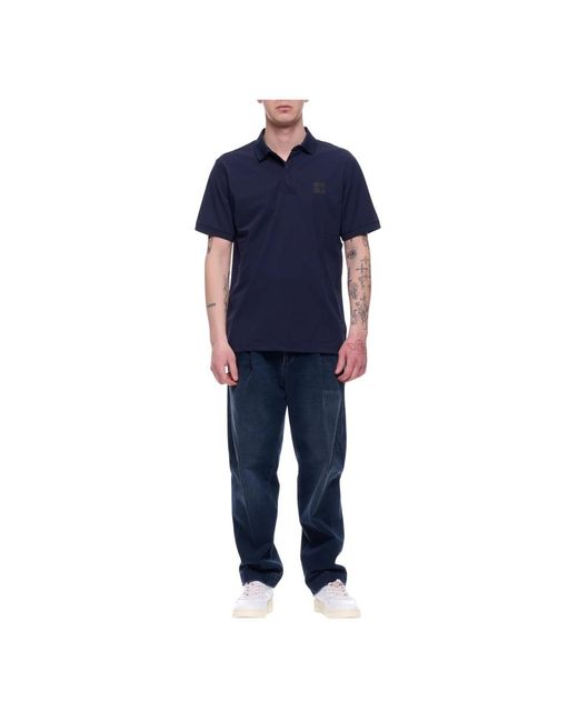OUTHERE Blue Polo Shirts for men