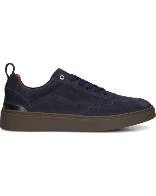 Stefano Lauran Blaue Low-Top-Sneaker Für Herren in Blue für Herren