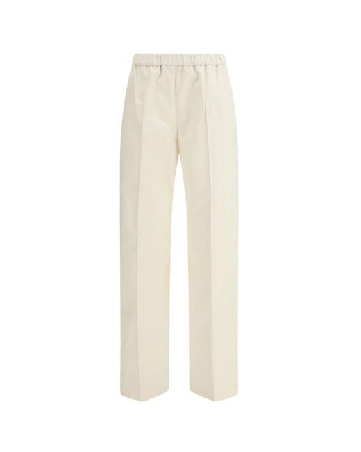 Fabiana Filippi Natural Wide Trousers
