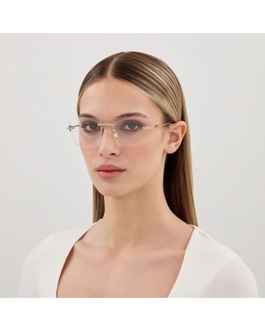 Gucci Optical Frame in het Metallic