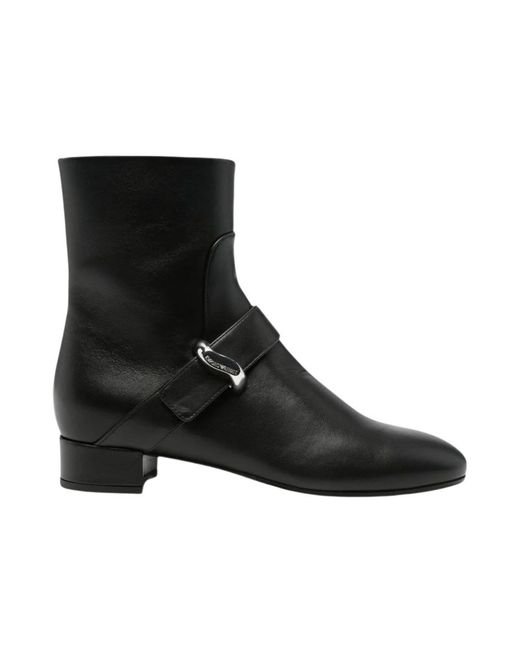 Emporio Armani Black Heeled Boots