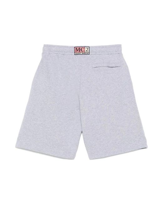 Mc2 Saint Barth Blue Casual Shorts for men