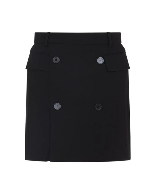 Balenciaga Black Short Skirts