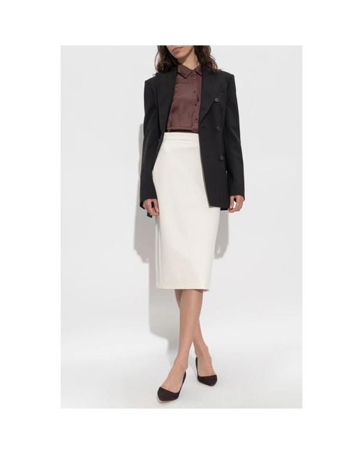 Max Mara Potloodrok Flash in het White