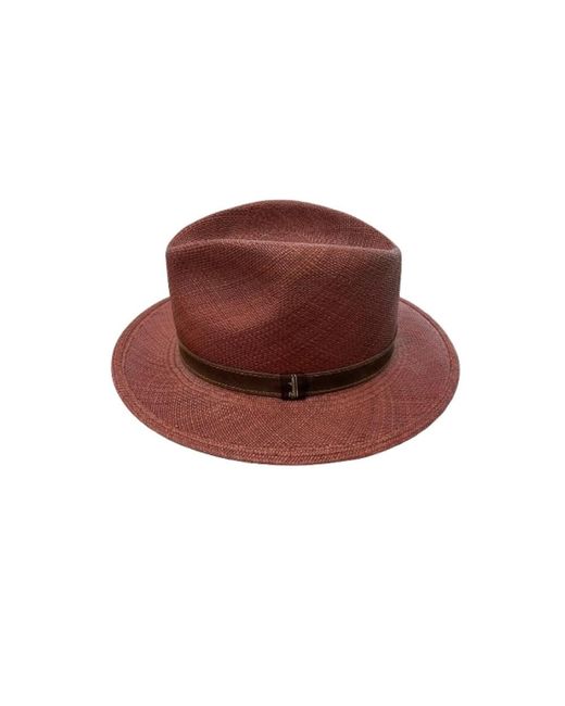 Borsalino Brown Hats for men