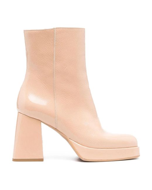 VAMSKO Natural Heeled Boots