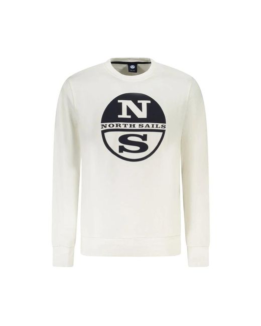 North Sails White Sweatshirts for men