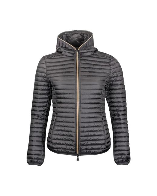 Save The Duck Gray Winter Jackets