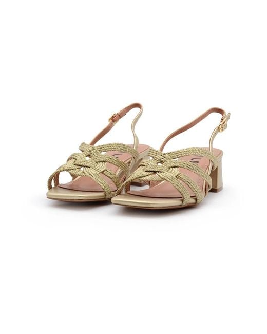 Bibi Lou Metallic High Heel Sandals