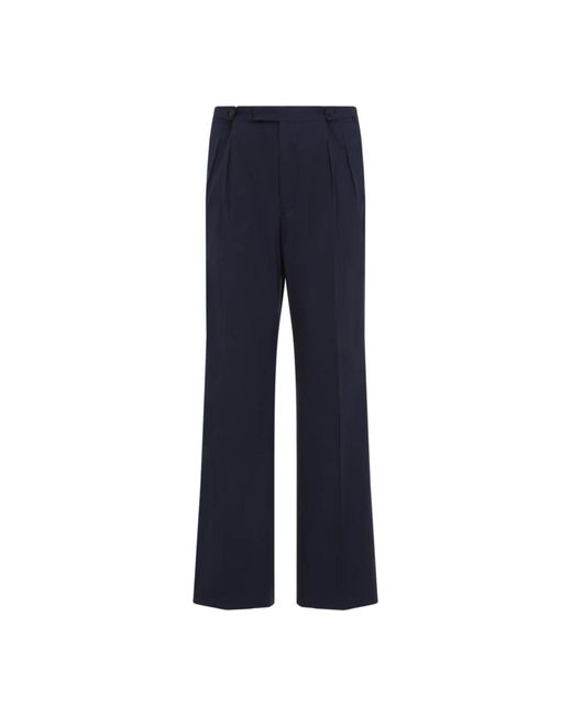 Prada Blue Popeline Pants for men
