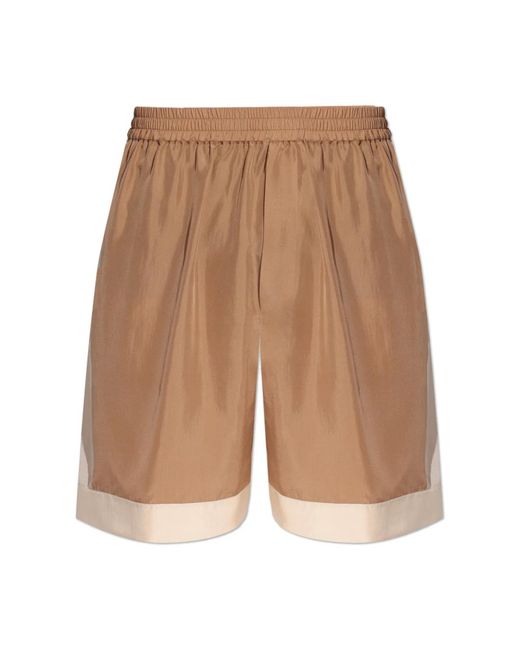 DSquared² Silk Shorts in het Natural voor heren