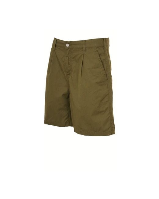 Carhartt Albert Twill Baumwoll Shorts Regular Fit in Green für Herren