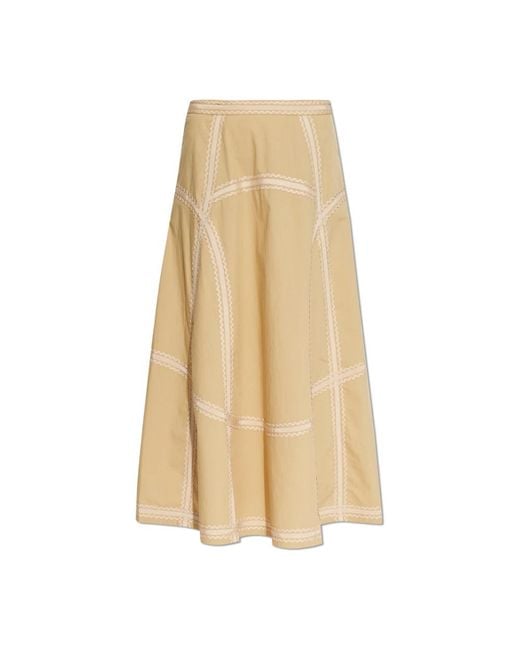 Ulla Johnson Rokken ,Katoen Norah Skirt in het Natural