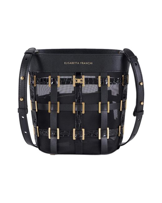 Elisabetta Franchi Black Cross Body Bags