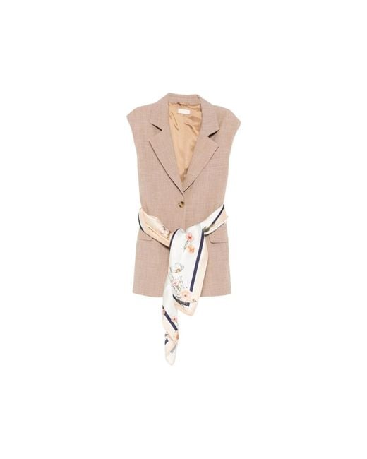 Liu Jo Natural Blazers
