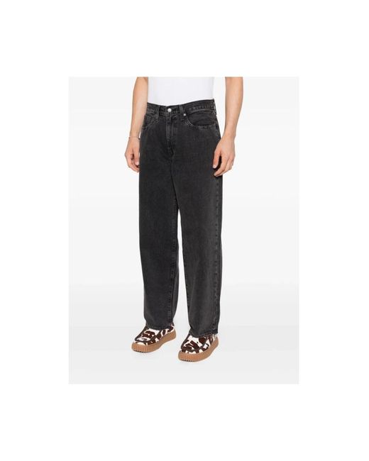 Levi's Black Straight Fit Jeans for men