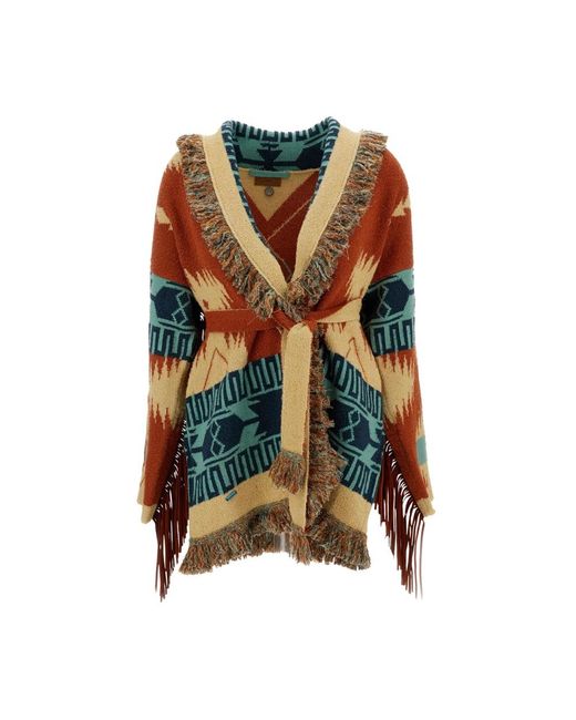 Alanui Icon Cardigan in het Multicolor