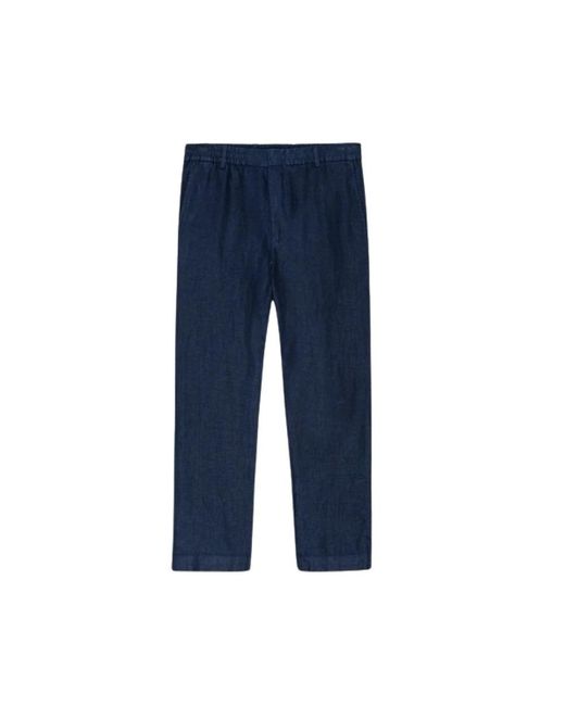 NN07 Broeken ,Blauw ,Linnen Linnen Billie Broek in het Blue voor heren