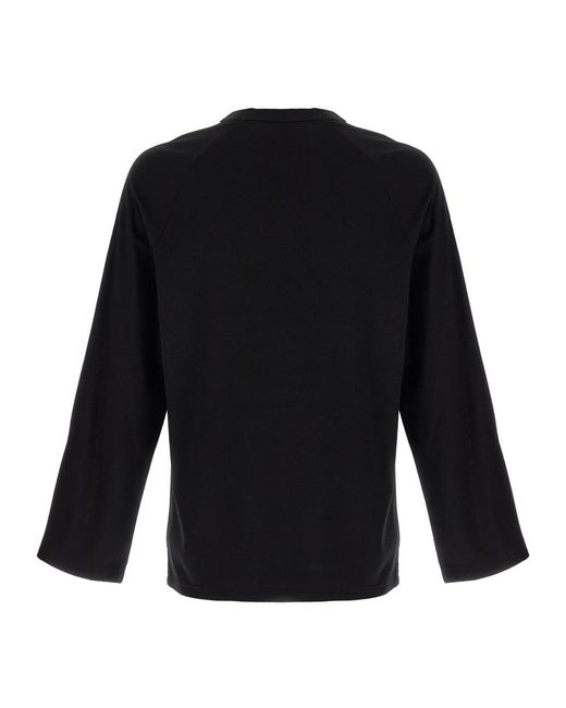 Y-3 Black Long Sleeve T-Shirts for men